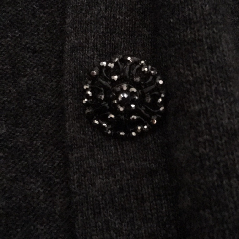 Talbots Grey Cashmere Sweater